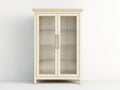 Vetrina - Legno-Vetro-Metallo - 110 x 42 x 190 cm - Legno chiaro - Stile classico